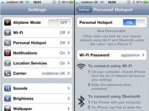 Read more about the article Activate iPhone 4 Personal Hotspot on iOS 4.3 With TetherMe
