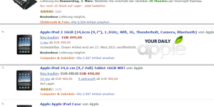 Read more about the article iPad 2 Leaked at Amazon Germany With Brief