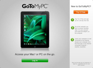 Read more about the article GoToMyPC App For iPad