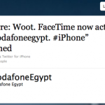 FaceTime Restored on Vodafone Egyptian iPhones