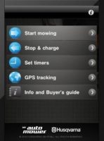 Husqvarna lawnmower Remote For iOS