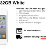 3 UK Carrier Lists White iPhone 4 for April 20th Delivery