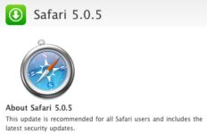 Download Safari 5.0.5 and Security Update 2011-002