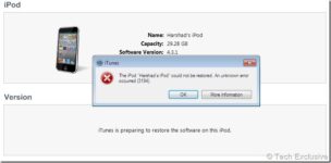 Fix iTunes 3194 Error While Downgrading Firmware