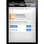Layar Browser 5.0 for iPhone Adds Twitter and Facebook Sharing