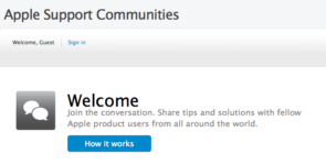 Apple Launched Redesigned Discussions Website – “Apple Support Communities”
