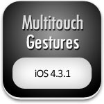 How To Enable iOS 4.3.1 Multitouch Gestures on iPhone & iPod Touch [Easy Way]