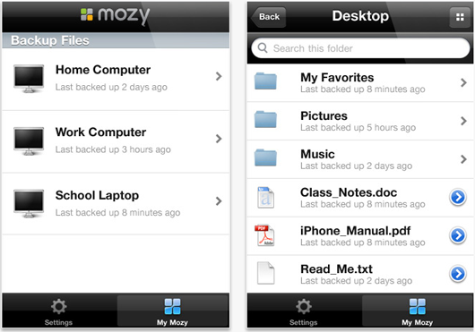You are currently viewing Mozy releases MozyHome app for iPhone for Browsing, Sharing Backups