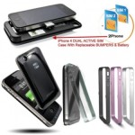 Rebel 2Phone Dual Standby SIM Case for iPhone 4