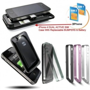 Read more about the article Rebel 2Phone Dual Standby SIM Case for iPhone 4
