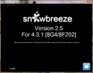 Download Sn0wbreeze 2.5 for Untethered iOS 4.3.1 Jailbreak With Multitouch Gestures