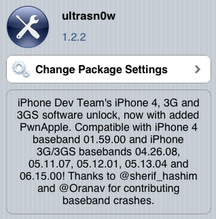 Read more about the article Unlock iPhone 4, 3GS On iOS 4.3.2 With Ultrasn0w 1.2.2 [How To]