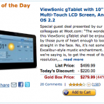 Viewsonic G-Tablet Priced at $279 on Amazon