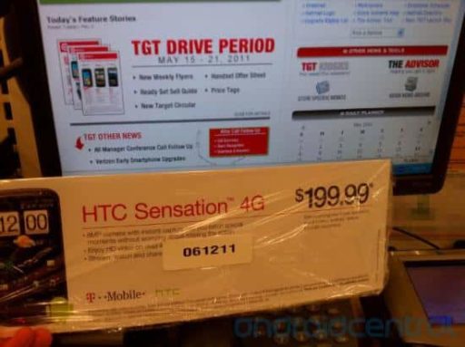 Read more about the article HTC Sensation 4G At $199 By T-Mobile