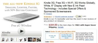 Kindle 3G Ad-Supported Version