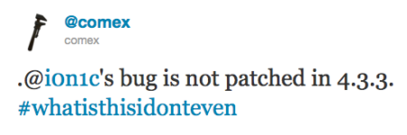 Apple Has not Fixed I0n1c’s Untethered Jailbreak Bug on iOS 4.3.3 Update