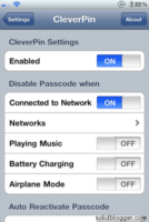 Secure iPhone 4 With CleverPin Cydia App