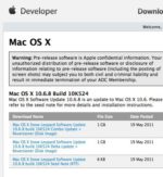 Mac OS X 10.6.8 Beta For Developer