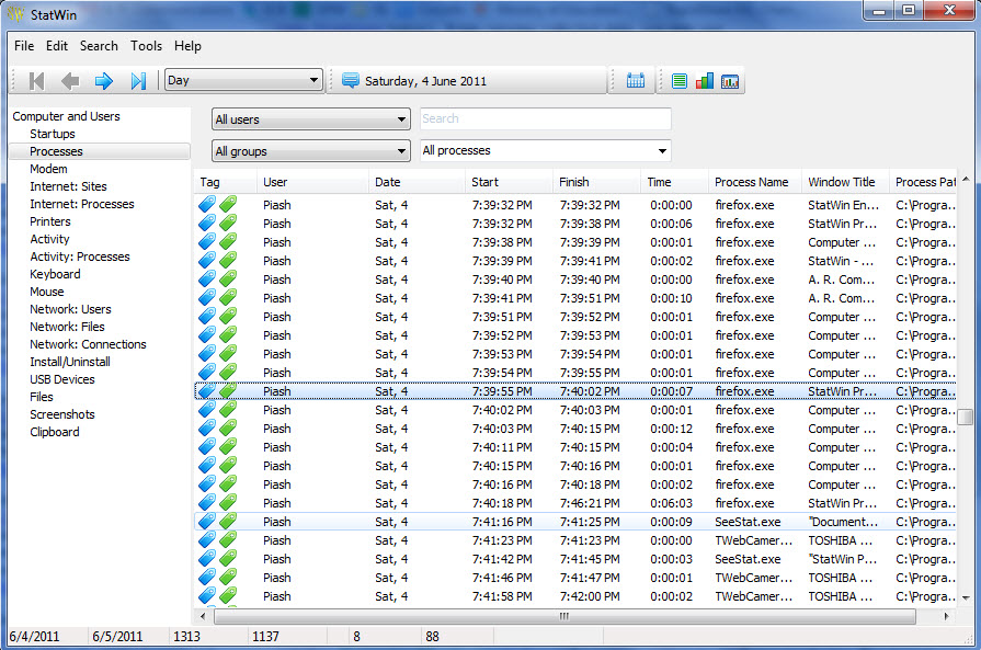 [Review] StatWin 8.4.1 – Monitor and Regulate PC Usage - The Tech Journal