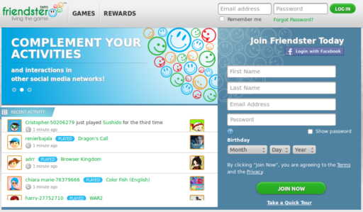 Read more about the article Friendster Is Going Live As Social Gaming Network From Today