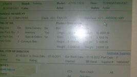 Toshiba Thrive WiFi Tab Coming To Best Buy On July 10th