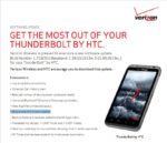 Verizon’s HTC Thunderbolt Gets Update, But it’s Not Gingerbread