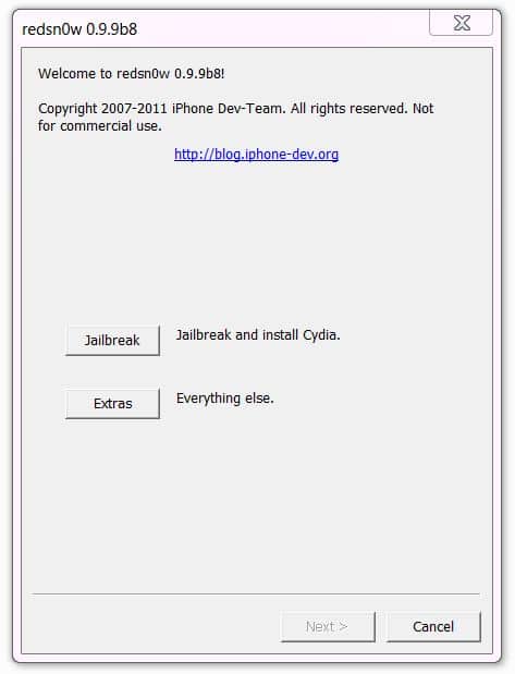 Read more about the article Download redsn0w 0.9.9b8 To Jailbreak iOS 5.0.1 Beta On iPhone, iPad & iPod Touch