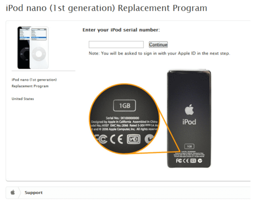 Read more about the article Apple Ready To Replace First-Generation iPod Nano For Free