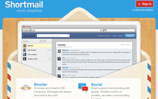 Read more about the article Shortmail iPhone App – Email In 500 Characters