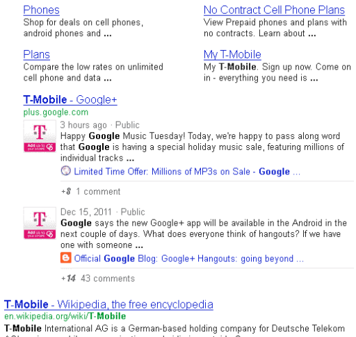 Read more about the article Not Fair? Google Adding Google+ Brand Pages in Search Results?