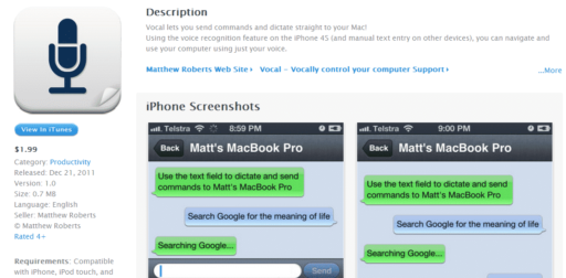 Read more about the article Use Your Mac Through Voice Commands Of iPhone 4S