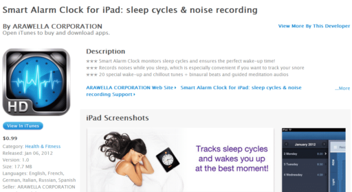 Read more about the article Smart Alarm Clock App Released For iPad