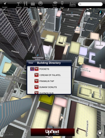 Read more about the article UpNext HD Maps Lets You Explore 3D Maps of US Cities On iPad
