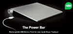 Mobee Power Bar: Rechargeable USB Battery Pack For Apple Magic TrackPad