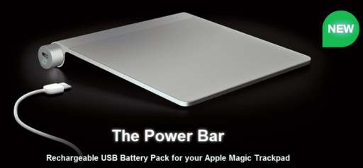 Read more about the article Mobee Power Bar: Rechargeable USB Battery Pack For Apple Magic TrackPad