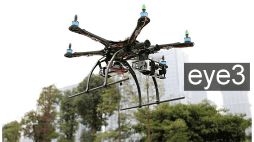 Read more about the article Husband-Wife Designed Eye3 Hexacopter Flying Robot