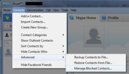 [Tutorial] How To Block/Unblock Skype Contact