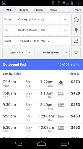 Read more about the article Google Flight Search For iOS And Android Launched