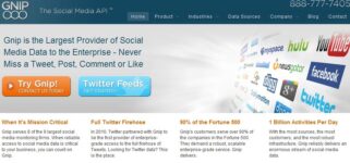 Twitter Data For Sale: “Gnip” – The First To Be Selling Historical Tweets