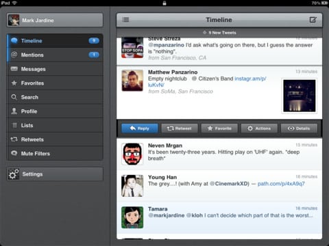 Read more about the article Tweetbot For iPad Arrives At App Store
