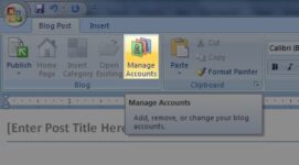 [Tutorial] How To Publish Blog Posts Directly From Microsoft Word 2007/2010
