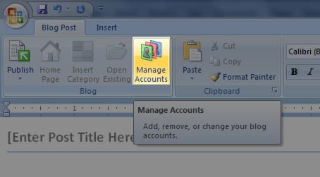 Read more about the article [Tutorial] How To Publish Blog Posts Directly From Microsoft Word 2007/2010