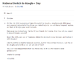 Web Developer Calls for ‘National Switch to Google+ Day’ on Facebook