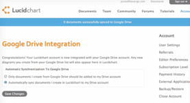 Lucidchart Reveals Google Drive Integration By Mistake