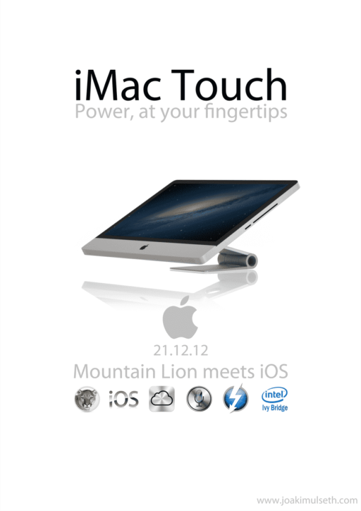 Read more about the article iMac Touch Concept, Features Siri And Other iOS Features