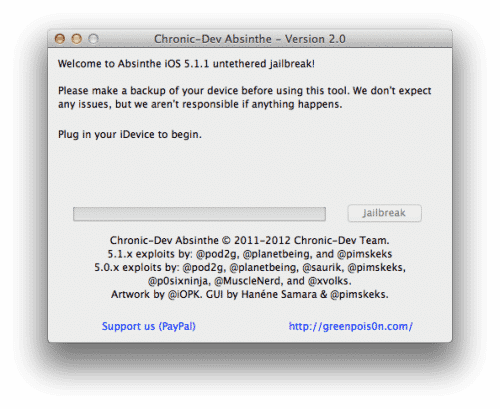 Read more about the article [Tutorial] How To Jailbreak Your iDevice On iOS 5.1.1 Using Absinthe 2.0 [Mac]