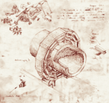 Physicist Sketches Large Hadron Collider In Leonardo da Vinci Style