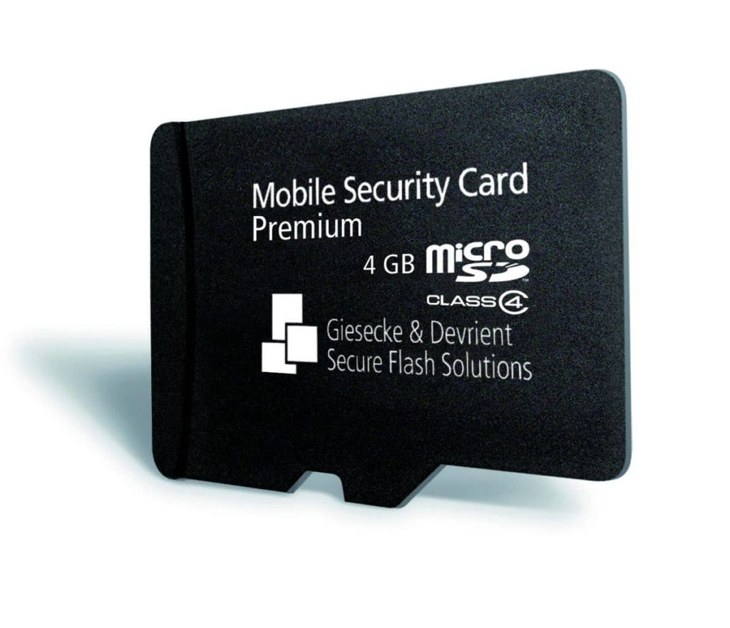 G&D Introduces First Secure MicroSD Card With Automatic File Encryption