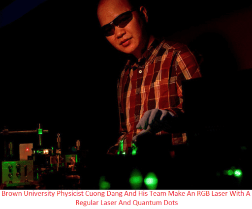 Read more about the article Researchers Created RGB Laser With Regular Laser And Quantum Dots