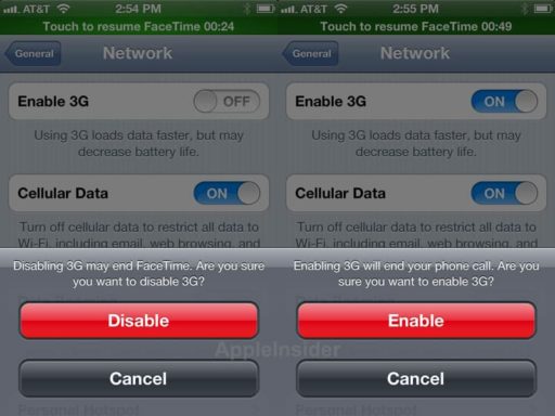 Read more about the article iOS Warning Messages Suggest Apple May Start Supporting FaceTime On 3G